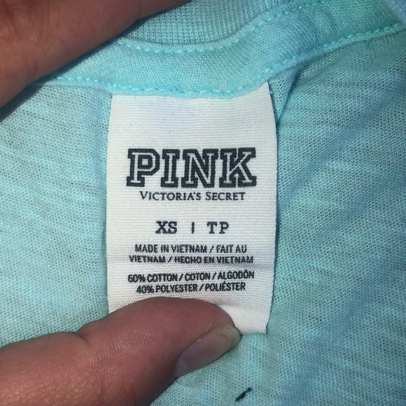 blue and white beach tank top - Picture 3 of 3